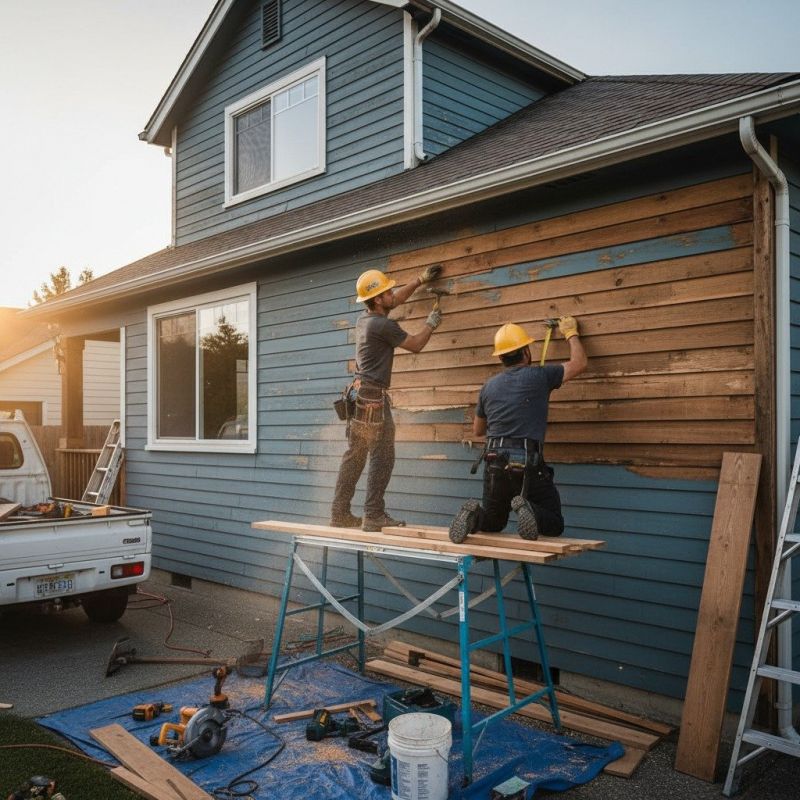 Wood Siding Installation detail